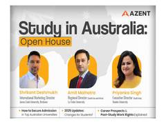 
      
      Azent Overseas Education Hosts Australia Study Open House
      
      