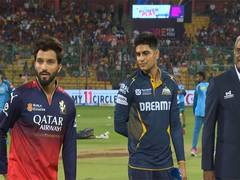 
      
      Gujarat Titans win toss; opt to bowl first against RCB
      
      