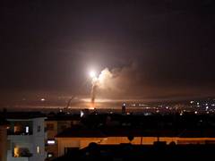 
      
      IDF strikes Syrian bases in Hama, Damascus 
      
      