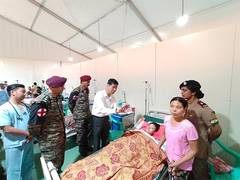 
      
      Myanmar: Mandalay CM visits, praises Indian Army Field Hospital
      
      