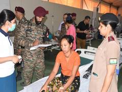 
      
       Indian Army Field Hospital continues humanitarian mission 
      
      