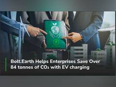 
      
      Bolt.Earth Helps Enterprises Save Over 84 tonnes of CO₂
      
      