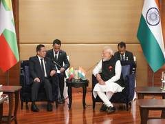 
      
      PM Modi meets Myanmar PM, discusses post-earthquake situation
      
      