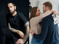 
      
      Eminem becomes grandfather as daughter Hailie welcomes baby boy
      
      