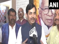 
      
      Shahnawaz Hussain criticizes Congress for vote bank politics 
      
      