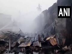 
      
      West Bengal: One dead after fire breaks out at thermocol godown
      
      