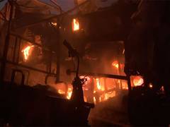 
      
      UP: Several vehicles gutted in fire at Hayat Nagar Police Station
      
      