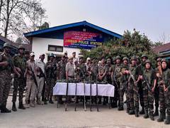 
      
      Manipur: Security forces recover 3 DBBL guns, 1 SBBL gun 
      
      