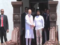 
      
      PM Modi emplanes for Rameswaram post SL visit
      
      