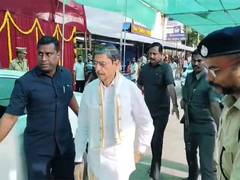 
      
      Tamil Nadu Governor visits Swamy Temple 
      
      