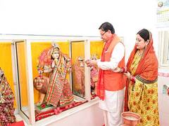 
      
      Uttarakhand CM Dhami offers Ram Navami prayers at his residence
      
      