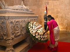 
      
      President Murmu lays wreath at tomb of Luis Vaz de Camoes in...
      
      