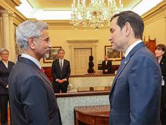 
      
      Rubio discusses reciprocal tariffs with EAM Jaishankar
      
      