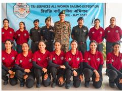 
      
      TRIVENI Sets Sail: Triservices All Women Expedition begins
      
      