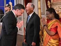 
      
      Portugal: President Murmu attends banquet hosted in her...
      
      