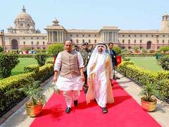 
      
      Rajnath Singh meets UAE counterpart
      
      