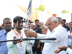 
      
      Gujarat CM Bhupendra Patel inaugurates Adi Shakti Women Archery
      
      