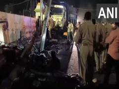 
      
      UP: High-speed dumper crashes into several vehicles in Ayodhya
      
      