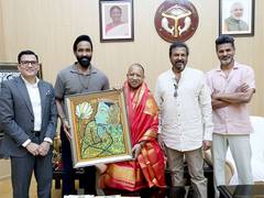 
      
      Prabhu Deva, Vishnu Manchu meet UP CM Yogi to promote Kannapa
      
      