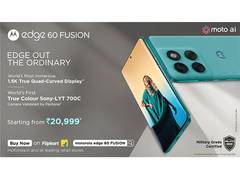 
      
      motorola edge 60 FUSION Goes on Sale Today 
      
      