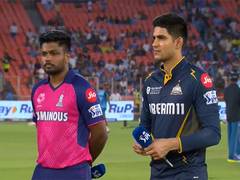 
      
      IPL 2025: Rajasthan Royals win toss, opt to field against Gujarat
      
      