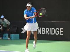 
      
      Shrivalli, Ankita, Prarthana lead India to first win 
      
      