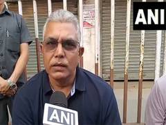 
      
      BJP leader Dilip Ghosh hits out at TMC 
      
      