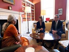 
      
      UK Chancellor, Sitharaman announces USD 400 million in new trade
      
      