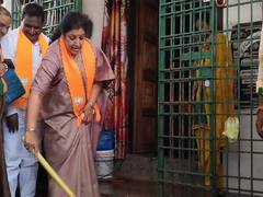 
      
      BJP MP Daggubati Purandeswari participates in Gaon Chalo Abhiyan
      
      