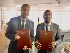
      
      Mauritius becomes 1st African country to sign  ISA’s CPF
      
      
