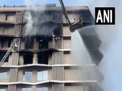 
      
      Gujarat: Fire breaks out in building in Surat  
      
      