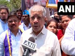 
    Prakash Ambedkar leads protest over ‘Phule’ film cuts 
    