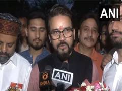 
      
      BJP MP Anurag Thakur takes dig at Congress
      
      