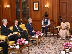 
      
      President Droupadi Murmu meets Italy Deputy PM Antonio Tajani
      
      