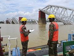
      
      Indian Army Engineers assess quake damage in Myanmar
      
      