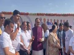 
      
      UP Dy CM Brajesh Pathak participates in Ambedkar Marathon 
      
      