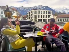 
    Ibrahim Ali Khan chilling with sister Sara Ali Khan in Switzerlan
    