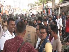 
      
      Security tightened after minorities block roads in South Parganas
      
      