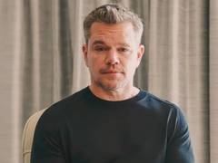 
      
      Matt Damon takes break from 'The Odyssey' shoot
      
      