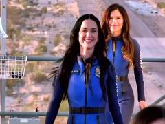 
      
      Perry kisses ground after returning to Earth from space journey
      
      