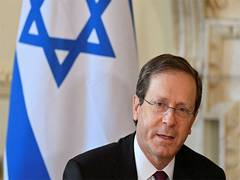 
      
      Israel President Herzog visits family of twin brother hostages 
      
      