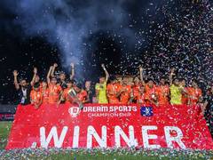 
      
      Punjab FC crowned champions of Dream Sports Championship 2025
      
      
