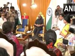 
      
      Sukanta meets Bengal Guv with victims of Murshidabad violence
      
      
