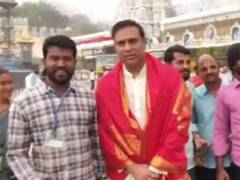 
      
      VVS Laxman offers prayers  at Sri Venkateswara Swamy Temple
      
      