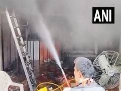 
      
      Fire breaks out in hardware godown in Haryana's Bhiwani 
      
      