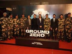 
      
      BSF Jawans attend screening of 'Ground Zero' in Kashmir
      
      