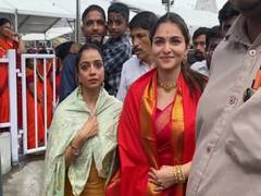 
      
      Actress Kayadu Lohar visit Tirumala Temple to offer prayers
      
      