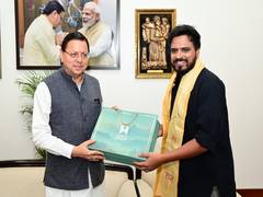 
      
      Uttarakhand CM Pushkar Singh Dhami invites content creators for C
      
      