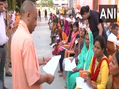 
      
      UP CM Yogi Adityanath organises 'Janata Darshan' in Gorakhpur 
      
      