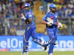 
      
      Rohit,  Suryakumar's fireworks power MI to 9-wicket win
      
      
